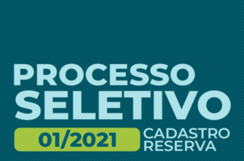 Processo Seletivo 01/2021