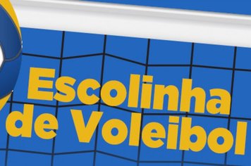 Iniciam as aulas da Escolinha de Voleibol sub 11 e sub 14