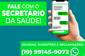 Fale com o Secretário!