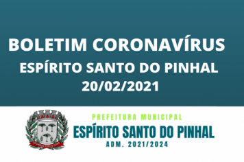 BOLETIM CORONAVÍRUS 20/02