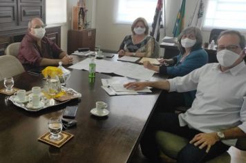  Prefeita Municipal se reuniu com a Dra. Rosana Santolaya Bartolotto, e o Sr. Sérgio Antonio Sérgio de Seixas Nogueira.
