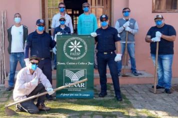 Guarda Civil Municipal, o Departamento de Meio Ambiente e alguns produtores rurais de Espírito Santo do Pinhal, se preparando para período de estiagem/seca