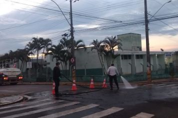 Desinfecção das ruas