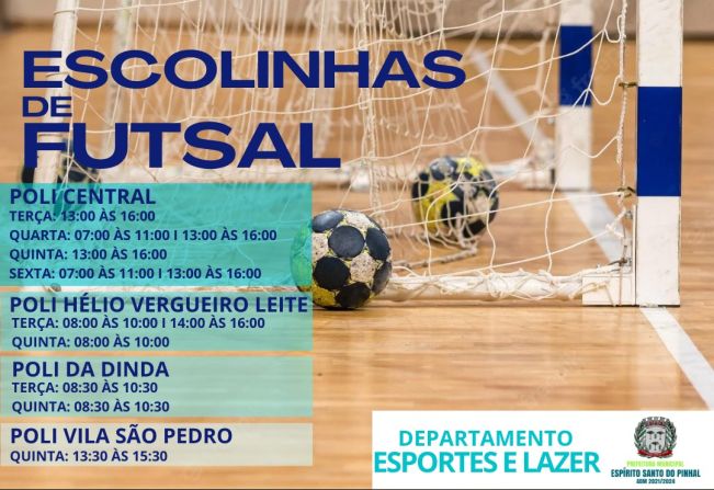 ESCOLINHA DE FUTSAL