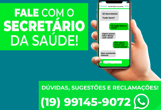 Fale com o Secretário!