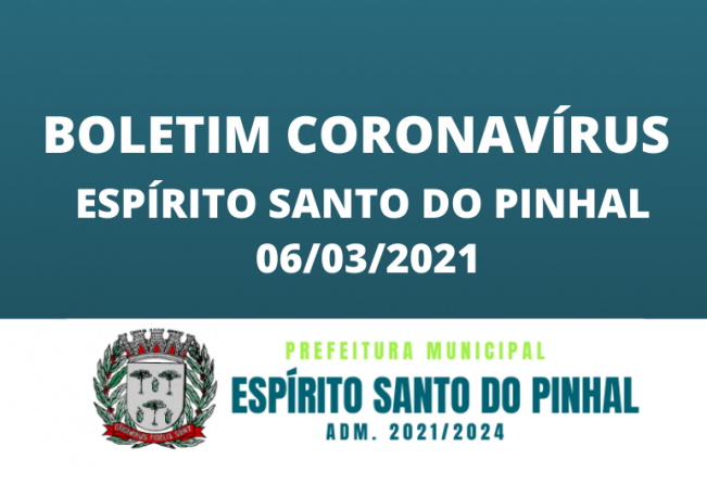 BOLETIM CORONAVÍRUS 06/03