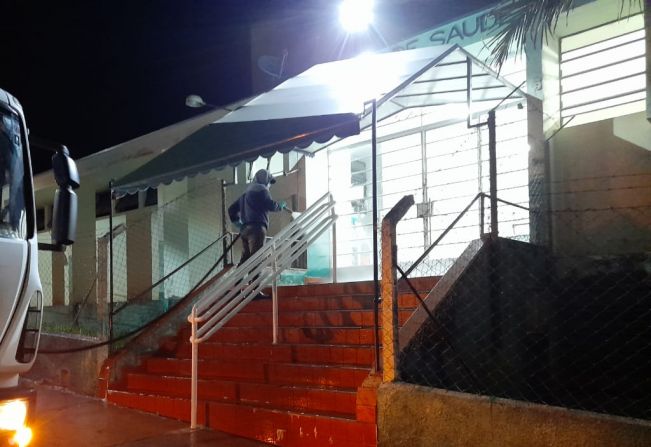 Desinfecção das ruas