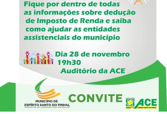Palestra sobre Doação Incentivada