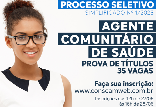 PROCESSO SELETIVO - AGENTE COMUNITÁRIO DE SAÚDE (35 VAGAS)