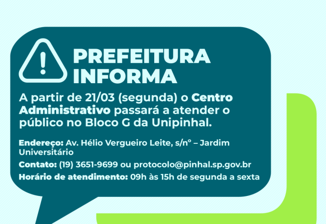 Prefeitura informa