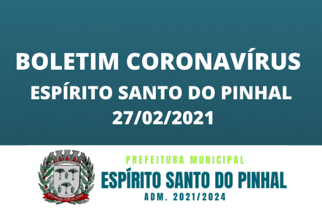 BOLETIM CORONAVÍRUS 27/02