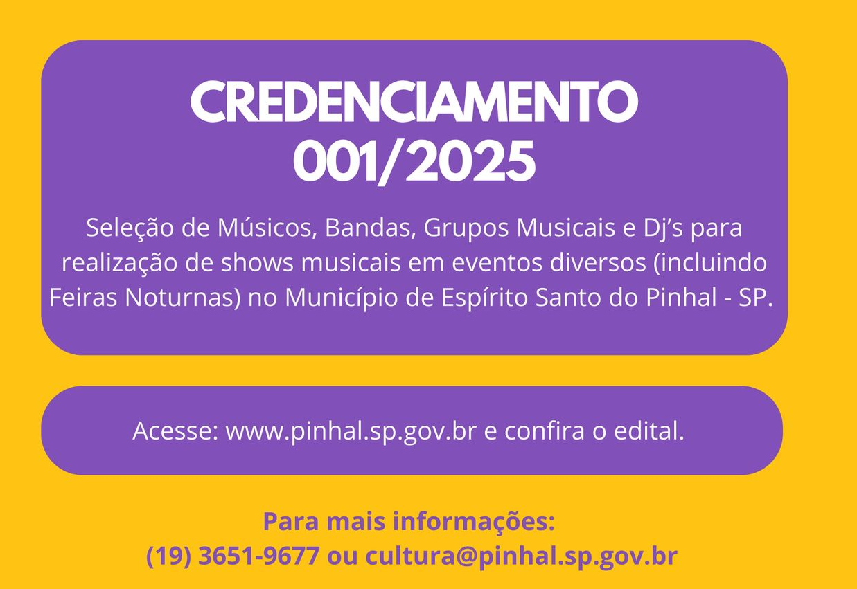 Músicos, Bandas, Grupos Musicais e Dj’s