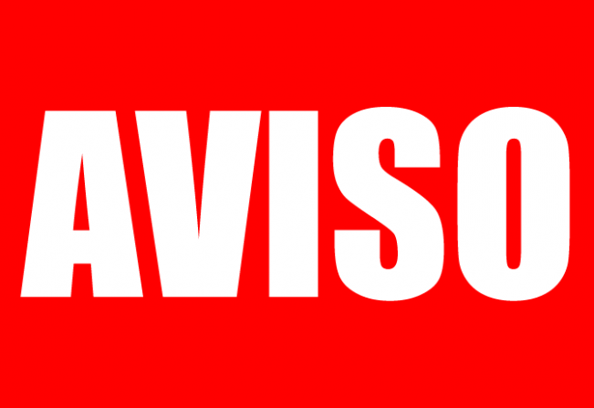 Aviso importante.