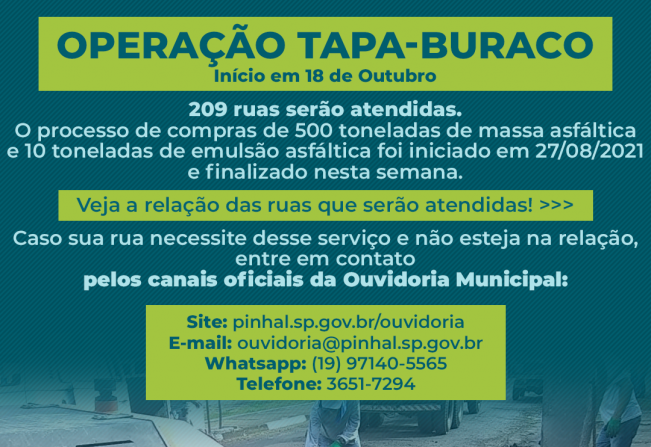 A operação 