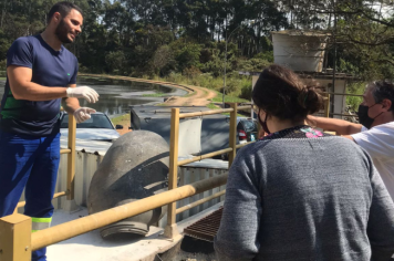 VISITA À ESTAÇÃO DE TRATAMENTO DE ESGOTO