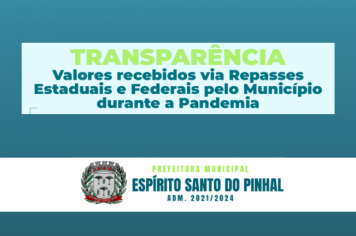 Verbas Federais e Estaduais