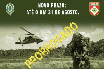 Prorrogação de Alistamento Militar