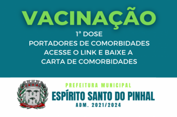 VACINAÇÃO DE PESSOAS COM COMORBIDADES ENTRE 55 E 59 ANOS