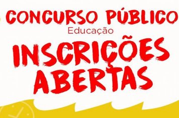 Abertas as inscrições para o concurso público da área da Educação