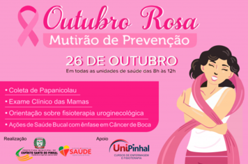 Outubro Rosa - Mutirão de Prevenção
