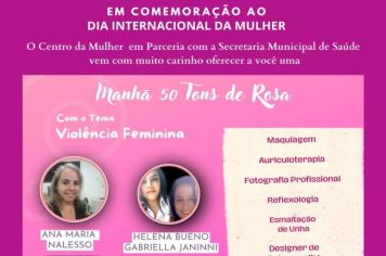 Manhã 50 Tons de Rosa