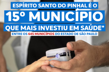 INVESTIMENTOS NA SAÚDE