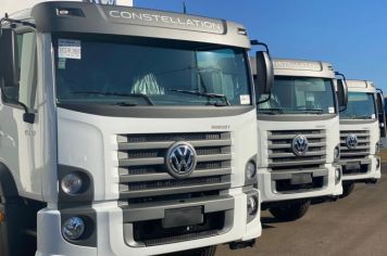 Prefeitura de Espírito Santo do Pinhal adquire novos veículos para coleta de resíduos sólidos