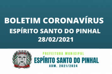 BOLETIM CORONAVÍRUS 28/02