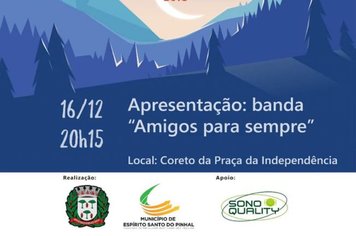 Banda Amigos para Sempre se apresentará no coreto da Praça da Independência