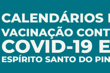 Confira os calendários de vacinação em Espírito Santo do Pinhal