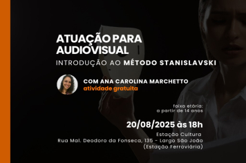 Oficina Atuação para Audiovisual