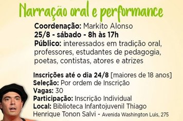 Oficina de Narração Oral e Performance