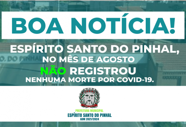Boa notícia!