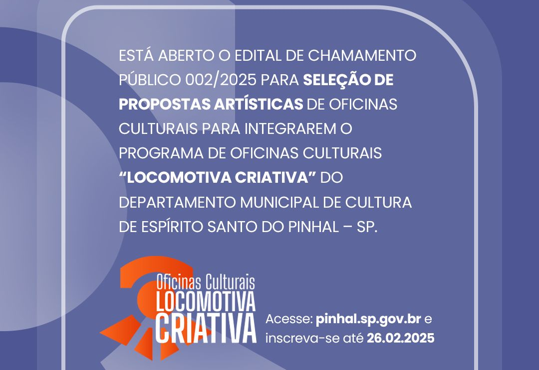 EDITAL DE CHAMAMENTO PÚBLICO 002/2025