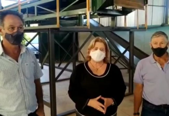 Visita a Usina de reciclagem da Coleta Seletiva