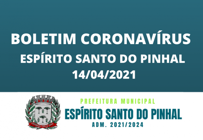 BOLETIM CORONAVÍRUS 14/04
