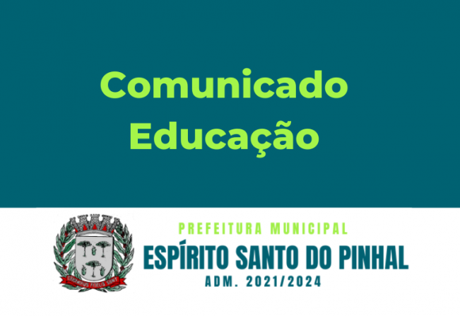 Comunicado Educação