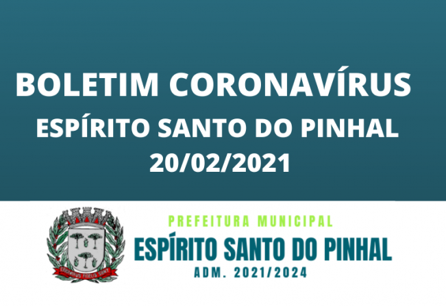 BOLETIM CORONAVÍRUS 20/02
