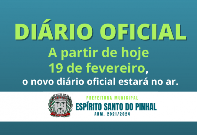 NOVO DIÁRIO OFICIAL