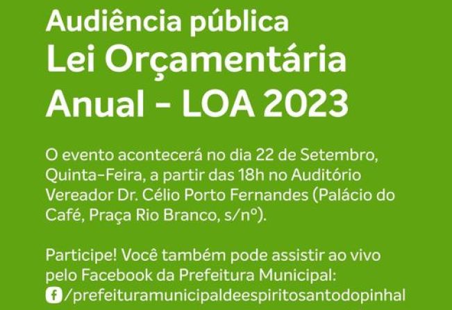 Lei Orçamentária Anual 2023 (LOA 2023)