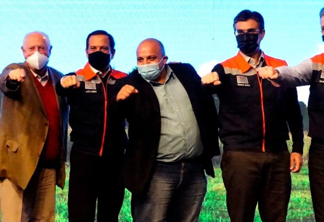 Chefe de Gabinete e o Secretário de Segurança Pública estiveram em um evento no Palácio do Bandeirantes