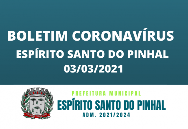 BOLETIM CORONAVÍRUS 03/03