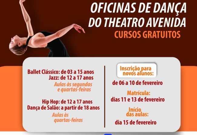 OFICINAS DE DANÇA DO THEATRO AVENIDA