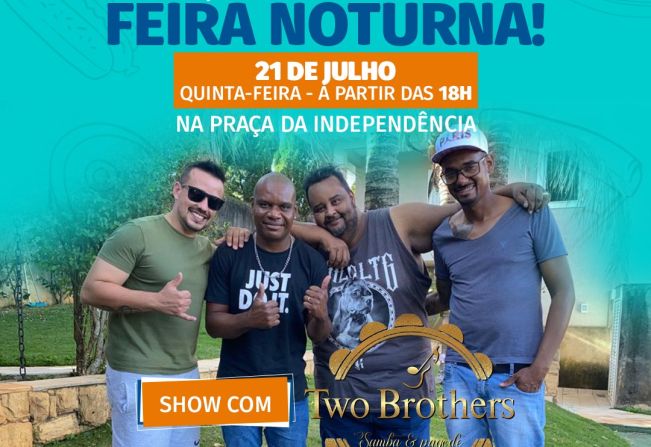 QUINTA-FEIRA É DIA DE FEIRA NOTURNA!