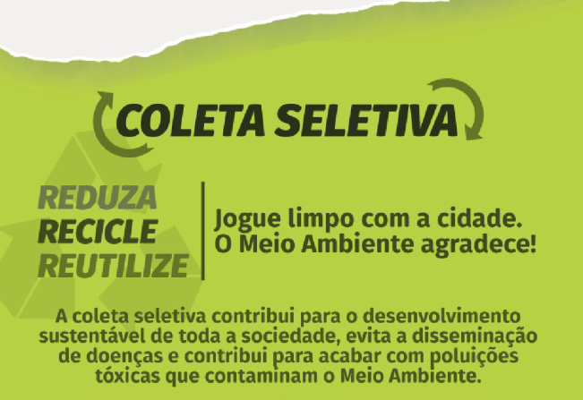 COLETA SELETIVA – ACOMPANHE O CALENDÁRIO!